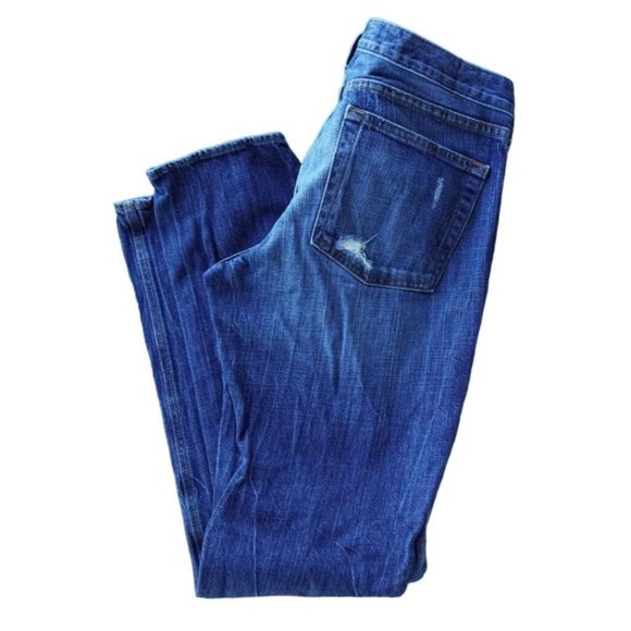 J Crew Vintage Matchstick Jeans Distressed Size 30 R - Picture 9 of 15